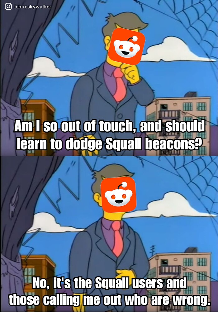 XO am I out of touch squall